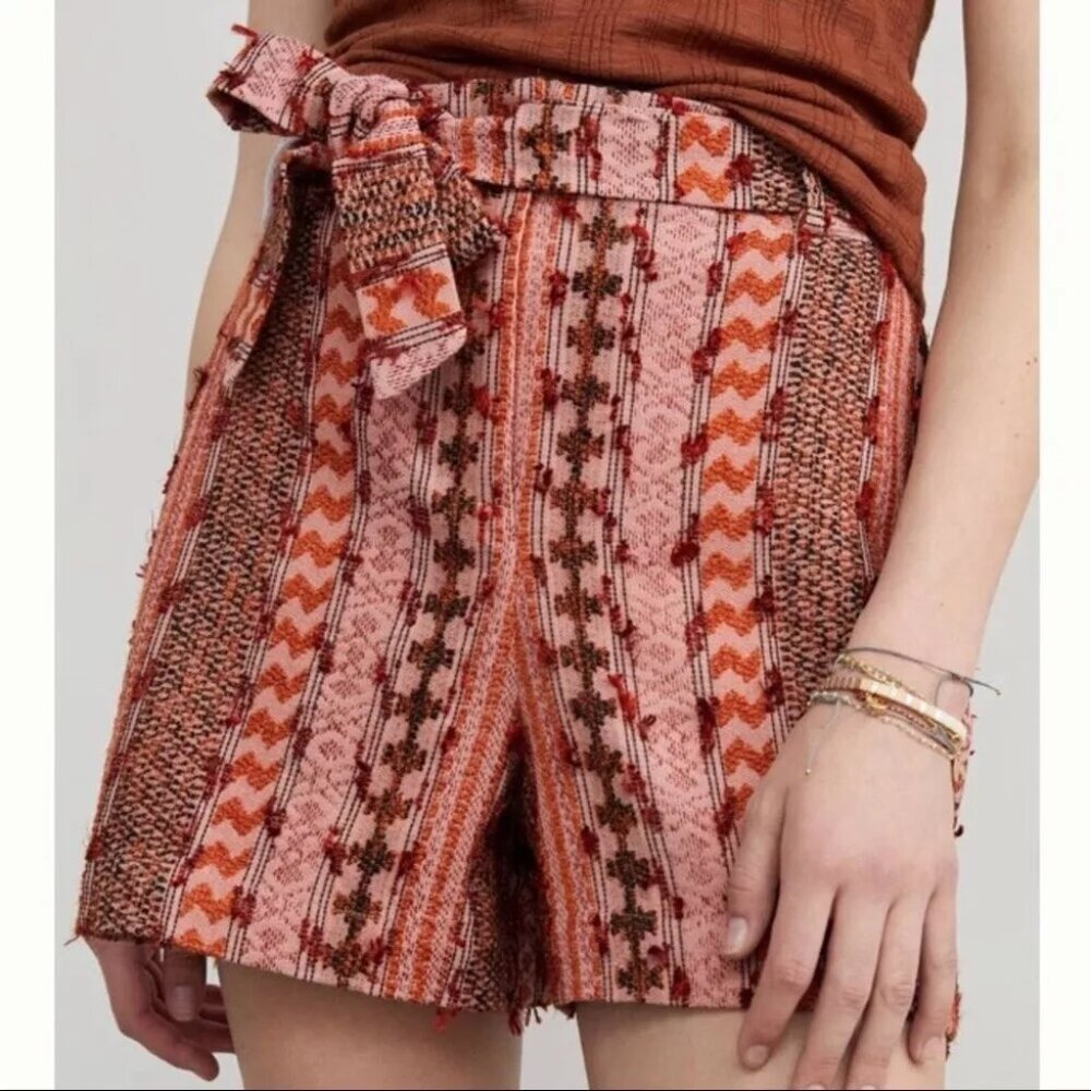 NWT| Anthropologie Eva Franco Mila Textured Shorts